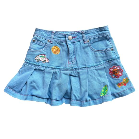 Disney Herbie Fully Loaded Love Bug Denim Skort Kids Sz 7/8 M - Picture 2 of 5